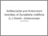 [thumbnail of Antibacterial and Antioxidant Activities of Synedrella nodiflora (L.) Gaertn. (Asteraceae)]