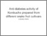 [thumbnail of Anti-diabetes activity of Kombucha prepared from different snake fruit cultivars]