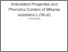 [thumbnail of Antioxidant Properties and Phenolics Content of Mikania scandens L.(Wild)]